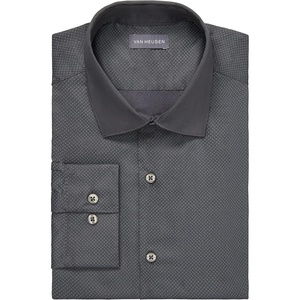 image:imageVan Heusen Mens Dress Shirt Slim Fit Stain Shield StretchOld Ebony