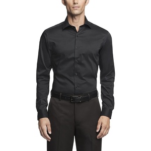 image:imageVan Heusen Mens Dress Shirt Slim Fit Ultra Wrinkle Free Flex Collar StretchBlack 2