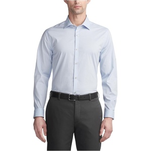 image:imageVan Heusen Mens Dress Shirt Slim Fit Ultra Wrinkle Free Flex Collar StretchBlue Haze