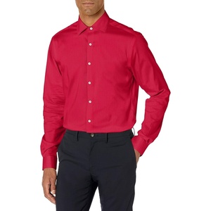 image:imageVan Heusen Mens Dress Shirt Slim Fit Ultra Wrinkle Free Flex Collar StretchGarnet
