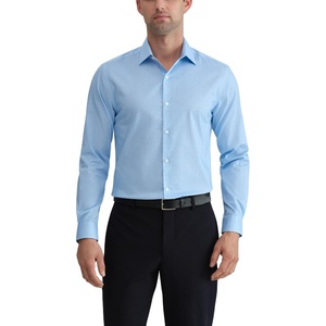 image:imageVan Heusen Mens Dress Shirt Slim Fit Ultra Wrinkle Free Flex Collar StretchLake Blue Print