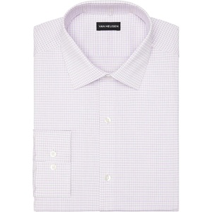 image:imageVan Heusen Mens Dress Shirt Slim Fit Ultra Wrinkle Free Flex Collar StretchLilac
