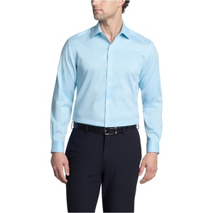 image:imageVan Heusen Mens Dress Shirt Slim Fit Ultra Wrinkle Free Flex Collar StretchSea Blue