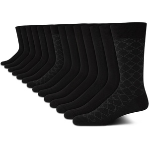 image:imageVan Heusen Mens Dress Socks 14 Pack Everyday Casual Work SocksAll Black