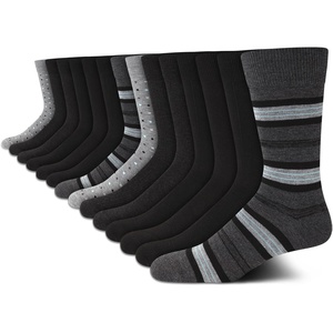 image:imageVan Heusen Mens Dress Socks 14 Pack Everyday Casual Work SocksGrey Stripe