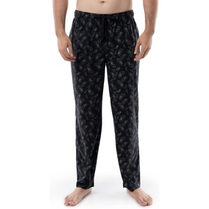 image:imageVan Heusen Mens Flannel Fleece Sleep PantBlackPaisley