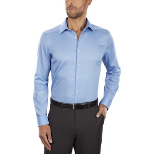 image:imageVan Heusen Mens Flex Collar Slim Fit Stretch Dress ShirtBlue Frost