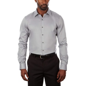 image:imageVan Heusen Mens Flex Collar Slim Fit Stretch Dress ShirtGrey Mist