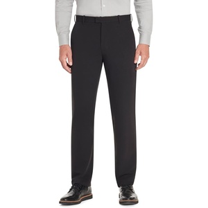 image:imageVan Heusen Mens Flex Flat Front Straight Fit PantBlack
