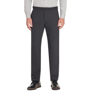 image:imageVan Heusen Mens Flex Flat Front Straight Fit PantCharcoal