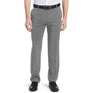 image:imageVan Heusen Mens Flex Flat Front Straight Fit PantGrey