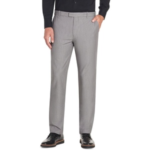 image:imageVan Heusen Mens Flex Flat Front Straight Fit PantSilver Grey