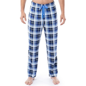 image:imageVan Heusen Mens Jersey Knit Sleep PantBlue Plaid