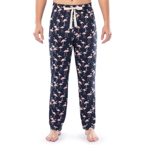 image:imageVan Heusen Mens Jersey Knit Sleep PantNavyFlamingo