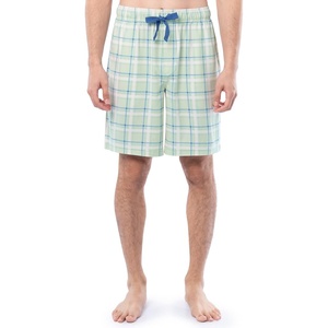 image:imageVan Heusen Mens Jersey Knit Sleep ShortsLight Green Plaid