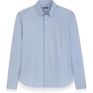 image:imageVan Heusen Mens NoIron Long Sleeve Button Down Shirt Comfortable Stretch FabricLight Blue  Slim Fit