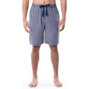 image:imageVan Heusen Mens PolyRayon Twill Sleep Pajama ShortNavyPink Check