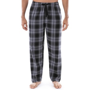image:imageVan Heusen Mens Polyrayon Yarndye Woven Sleep Pajama PantBlack Plaid