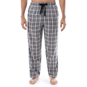image:imageVan Heusen Mens Polyrayon Yarndye Woven Sleep Pajama PantKhaki Plaid