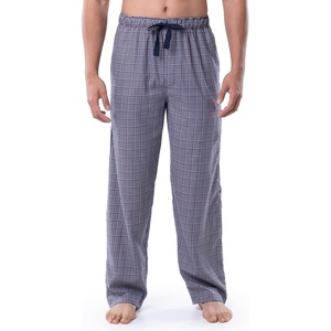 image:imageVan Heusen Mens Polyrayon Yarndye Woven Sleep Pajama PantNavyPink Check