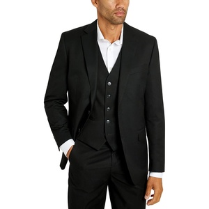 image:imageVan Heusen Mens Regular Fit Suit SeparatesJet Black