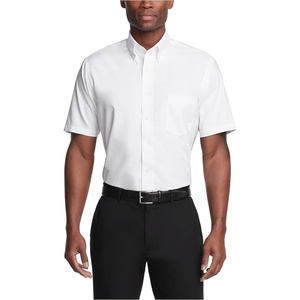 image:imageVan Heusen Mens Short Sleeve Dress Shirt Regular Fit Oxford SolidWhite