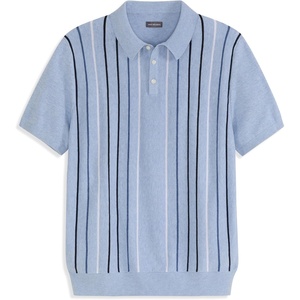 image:imageVan Heusen Mens Short Sleeve Temp Control Polo Sweater Shirt Regular Fit Button amp Snap Closure Cooling FabricGlacier Ice