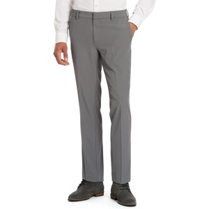 image:imageVan Heusen Mens Stain Shield Stretch Slim Fit Flat Front Dress PantDove Grey