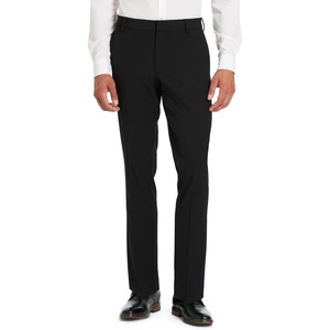 image:imageVan Heusen Mens Stain Shield Stretch Slim Fit Flat Front Dress PantJet Black