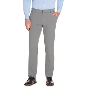 image:imageVan Heusen Mens Stain Shield Stretch Slim Fit Flat Front Dress PantSmoked Pearl