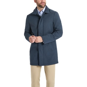 image:imageVan Heusen Mens Van Heusen Tedford Overcoat With Stand CollarBlue