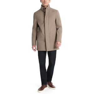 image:imageVan Heusen Mens Van Heusen Tedford Overcoat With Stand CollarTan
