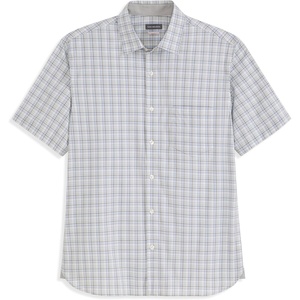 image:imageVan Heusen Mens Wrinkle Free Short Sleeve Button Down Check ShirtBrilliant White