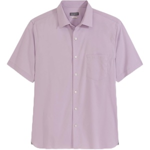 image:imageVan Heusen Mens Wrinkle Free Short Sleeve Button Down Check ShirtLavendula  Solid