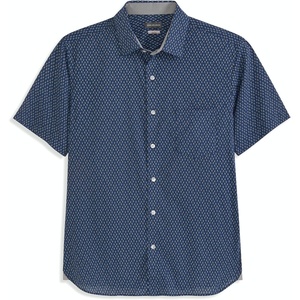 image:imageVan Heusen Mens Wrinkle Free Short Sleeve Button Down Check ShirtNavy Black Iris