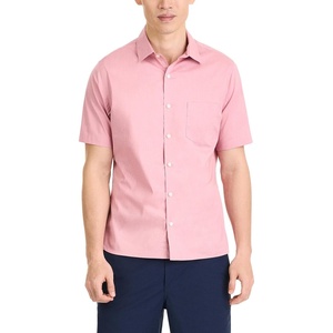 image:imageVan Heusen Mens Wrinkle Free Short Sleeve Button Down Check ShirtPink Nectar