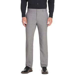 image:imageVan Heusen Mens Wrinkle Free Stretch Flat Front Dress PantSilver Grey