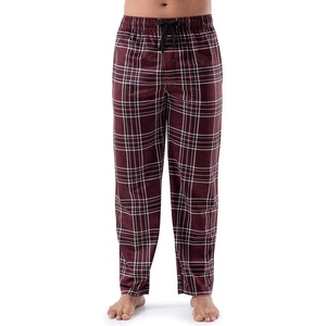 image:imageVan Heusen mens Silky Fleece Sleep Pajama PantDark Red Plaid