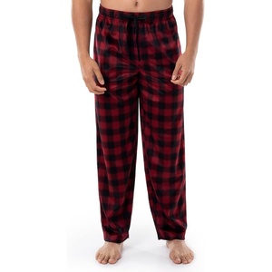 image:imageVan Heusen mens Silky Fleece Sleep Pajama PantRed Plaid