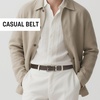 image:imageVan Heusen Mens Reversible Leather Belt with 2 Textures Stylish Black Brown Dress Belt for Casual or Jeans Cut for Fit