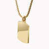 image:imageVan Heusen Mens Stainless Steel Engravable Dog Tag Pendant with Box Chain NecklaceGold