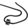 image:imageVan Heusen Mens Stainless Steel Octagon Ring Necklace with 24 Box ChainBlack