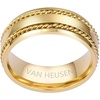 image:imageVan Heusen Mens Stainless Steel Polished Twist Inlay Wedding Band RingGold