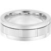 image:imageVan Heusen Mens Stainless Steel Polished Twist Inlay Wedding Band RingSilver