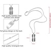image:imageVan Heusen Mens Stainless Steel Two Striped Dog Tag Pendant with 24 Box Chain NecklaceSilver