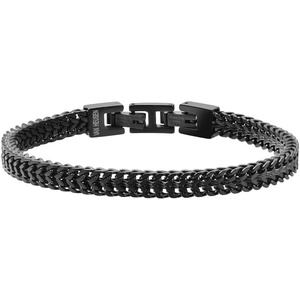 image:imageVan Heusen Mens Stainless Steel Double Franco Chain BraceletBlack