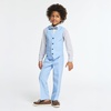 image:imageVan Heusen Boys 4piece Formal Suit Set Vest Pants Collared Dress Shirt and TieMedium Blue