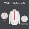 image:imageVan Heusen Boys Adaptive Long Sleeve Collared ButtonDown Dress Shirt and Tie Set Faux Buttons amp Velcro Closure White 1012