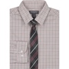 image:imageVan Heusen Boys Long Sleeve Collared Buttondown Dress Shirt and Tie SetBrickCheck