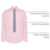 image:imageVan Heusen Boys Long Sleeve Collared Buttondown Dress Shirt and Tie SetLight Pink